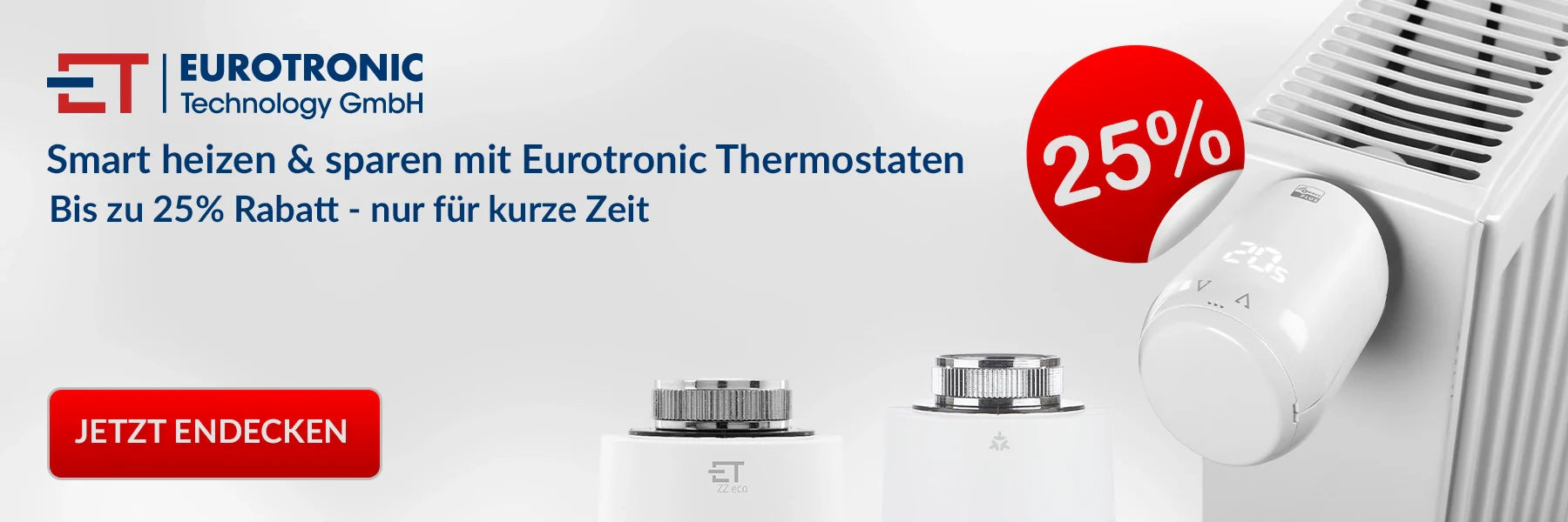 🔥 Smart heizen & sparen - Bis zu 25% Rabatt auf Eurotronic Themrostate!