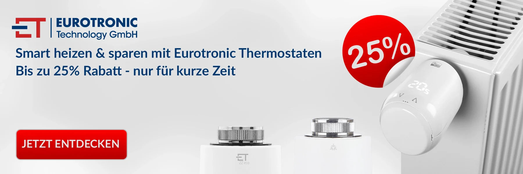 🔥 Smart heizen & sparen - Bis zu 25% Rabatt auf Eurotronic Thermostate!