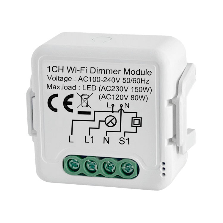 Netplus 1-channel Triac Dimmer WLAN Dimmer 1-Kanal SmartLife oder Tuya Smart App