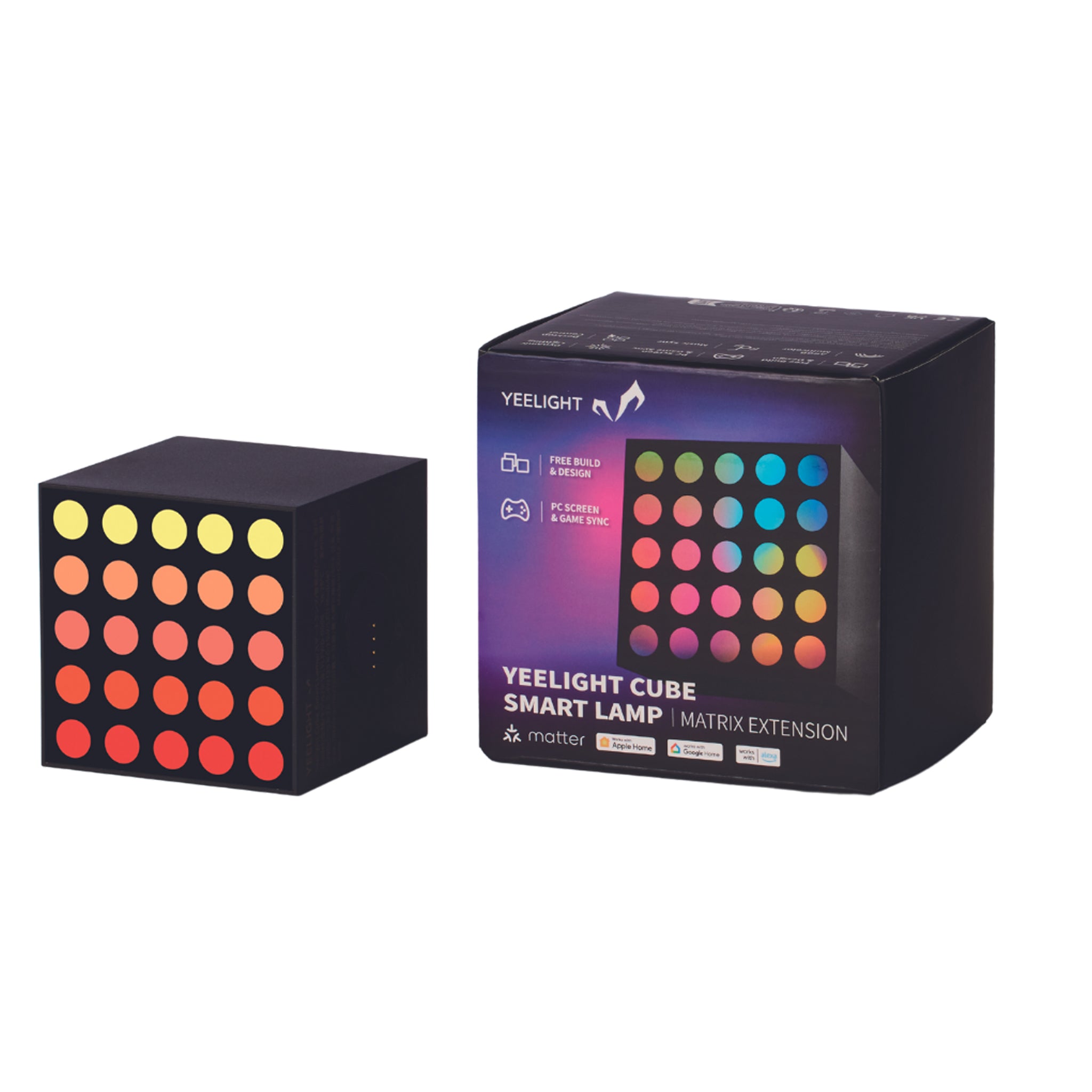 YEELIGHT Cube Smart Lamp - Light Gaming Cube Matrix - Erweiterung WLAN