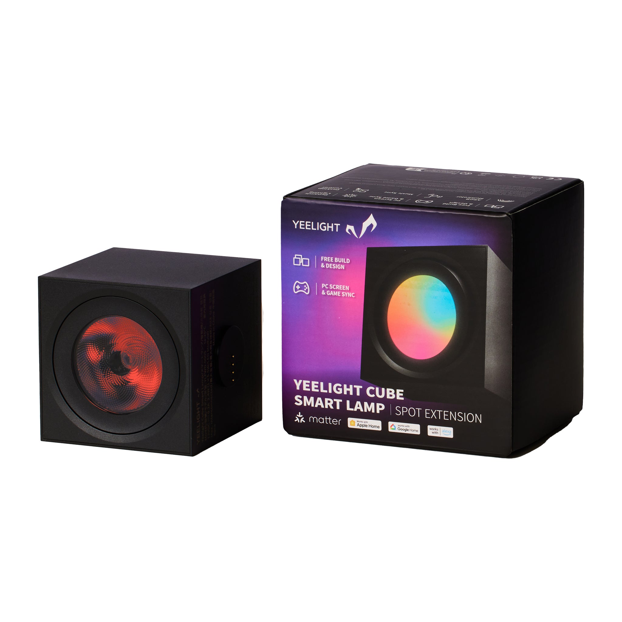 YEELIGHT Cube Smart Lamp - Light Gaming Cube Spot - Erweiterung WLAN