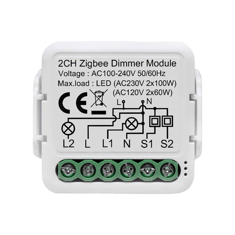 Netplus 2-channel Triac Dimmer Zigbee Dimmer 2-Kanal