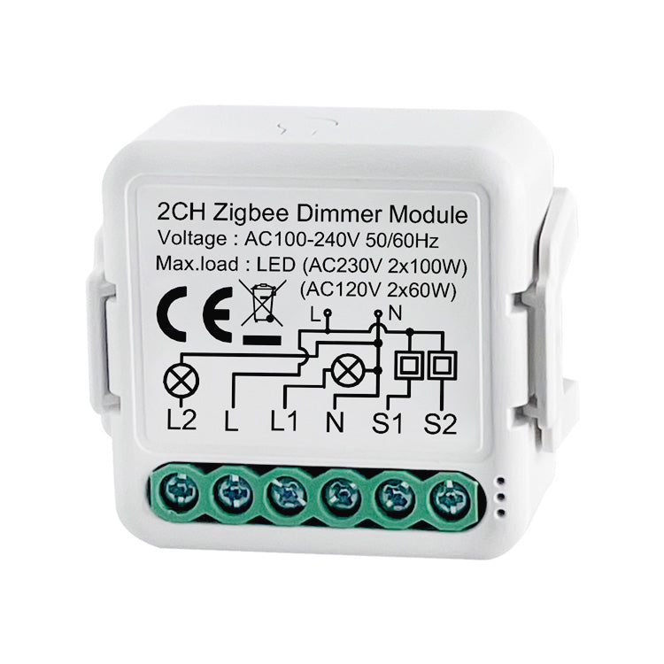 Netplus 2-channel Triac Dimmer Zigbee Dimmer 2-Kanal