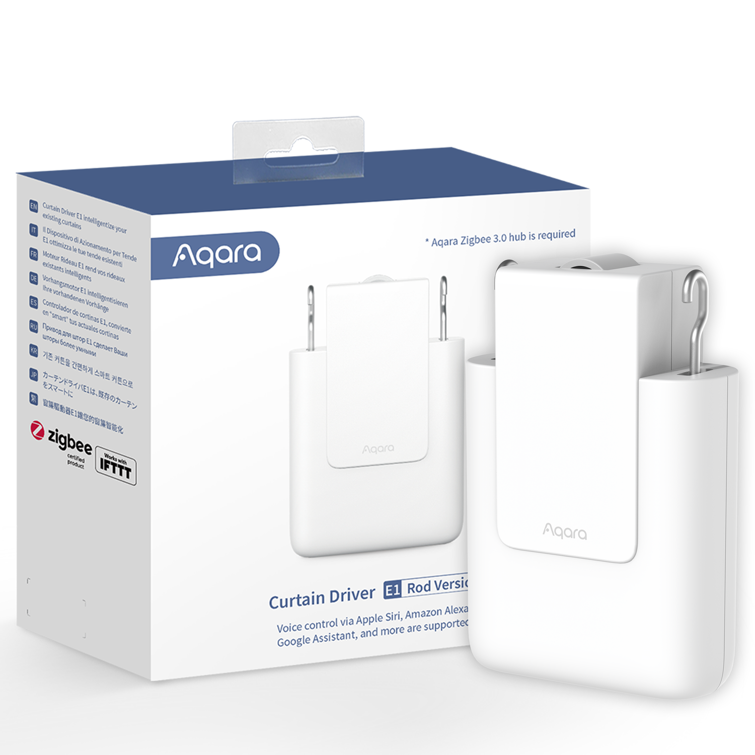 Aqara Curtain Driver E1 Track/Rod Version (Zigbee) Vorhangsteuerung