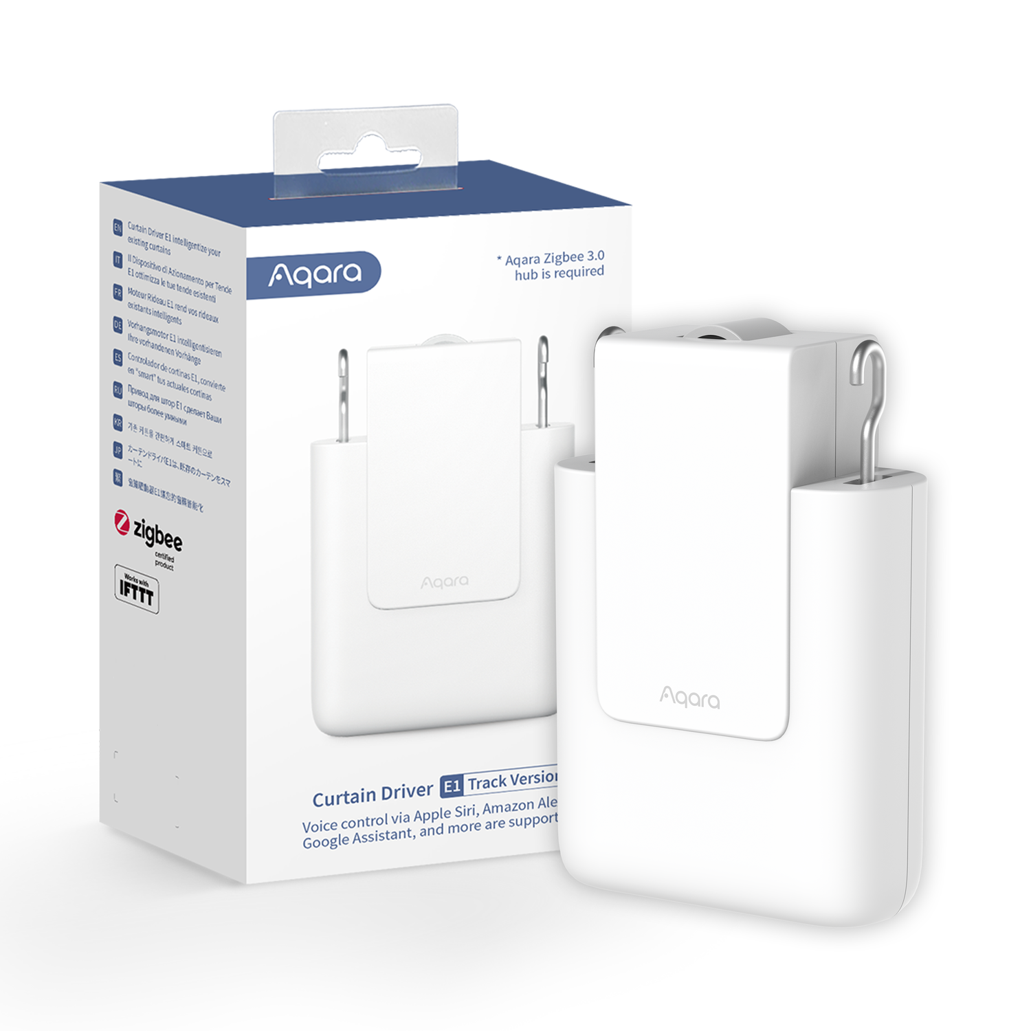 Aqara Curtain Driver E1 Track/Rod Version (Zigbee) Vorhangsteuerung