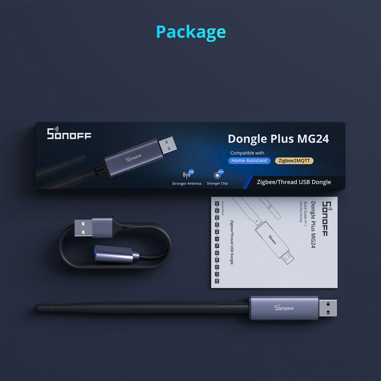 SONOFF Zigbee Thread USB-Dongle Plus MG24 (Zigbee, Thread)