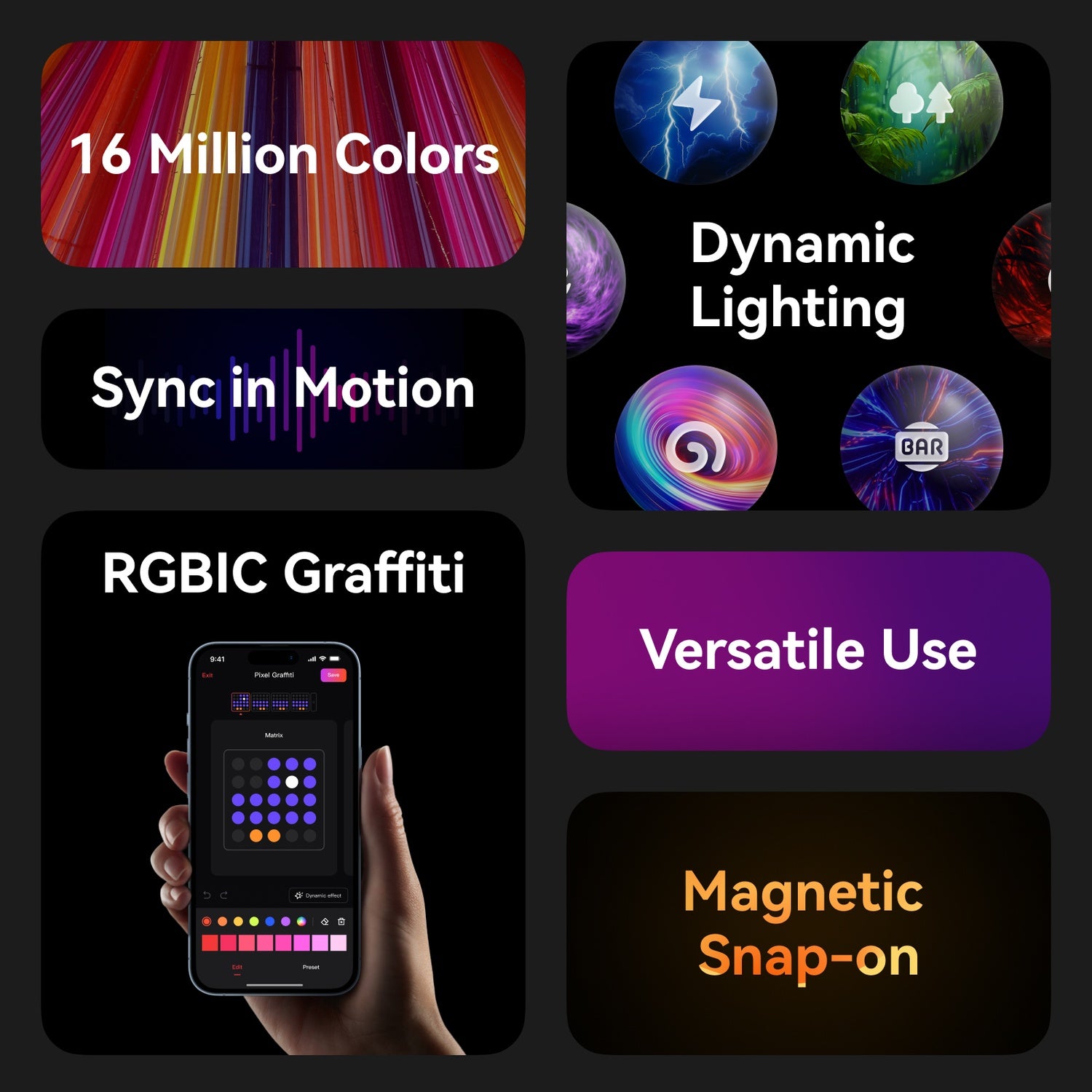 YEELIGHT Cube 4-Matrix Pack WLAN