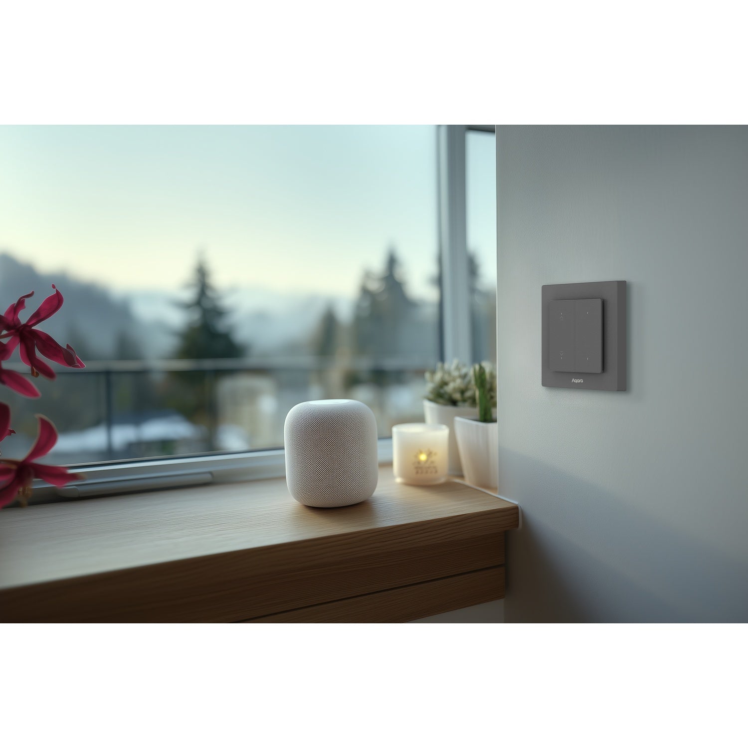 Aqara Shutter Switch H2 EU Kit, Offline (Zigbee, Matter over Thread)