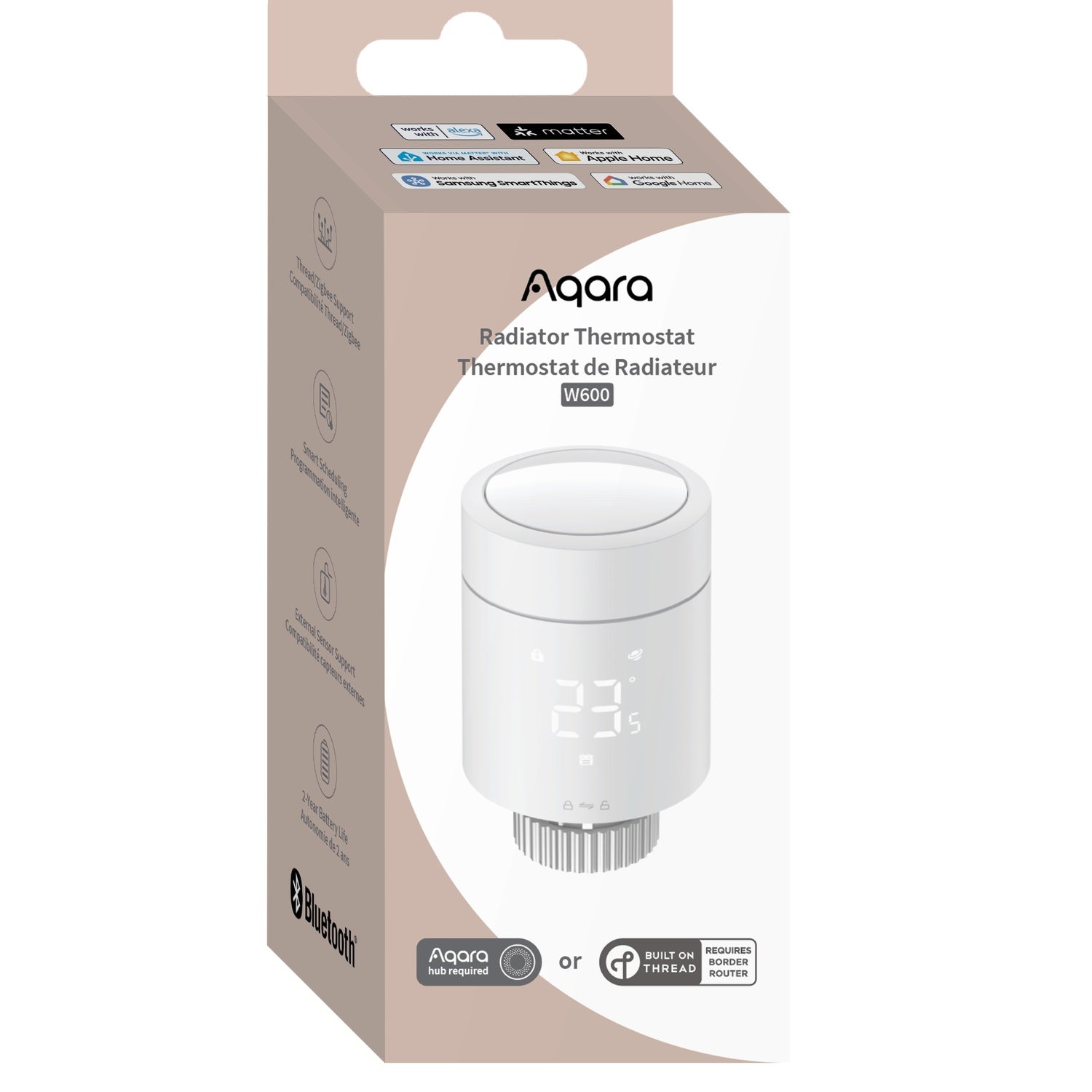 Aqara Heizkörperthermostat W600 (Zigbee, Matter over Thread)