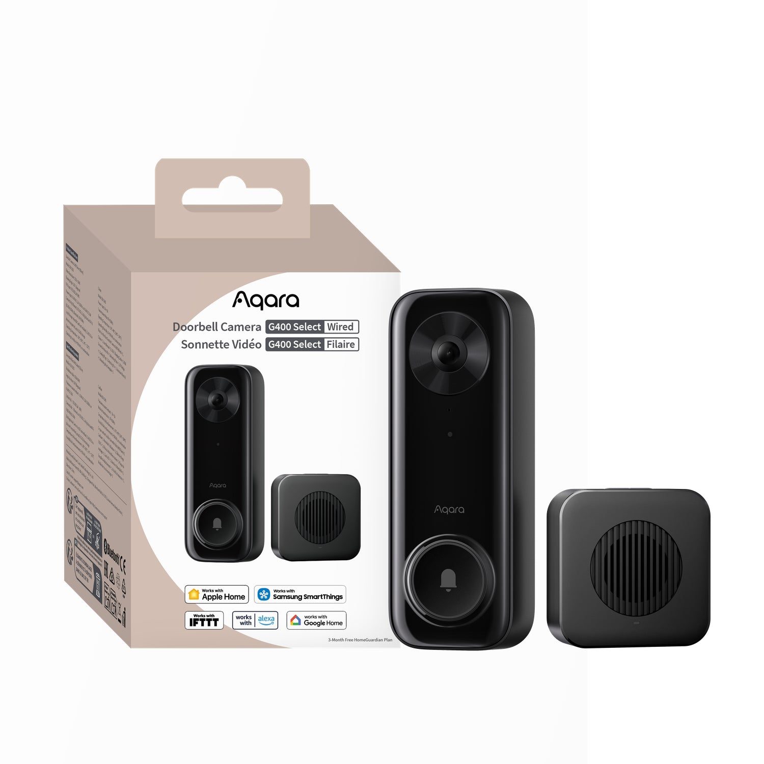 Aqara Doorbell Camera G400 Select Wired (WLAN, PoE)