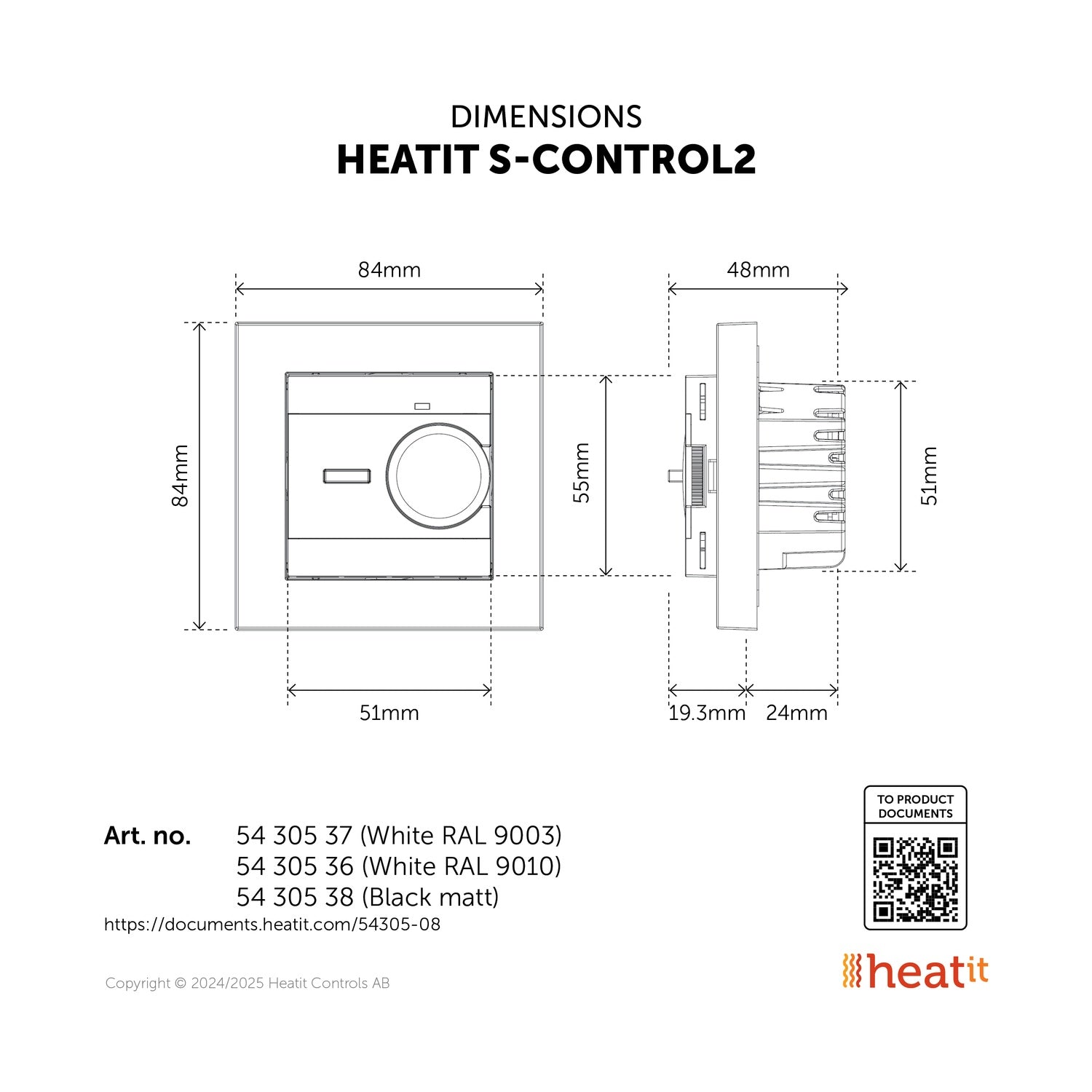 Heatit S-Control2 Thermostat