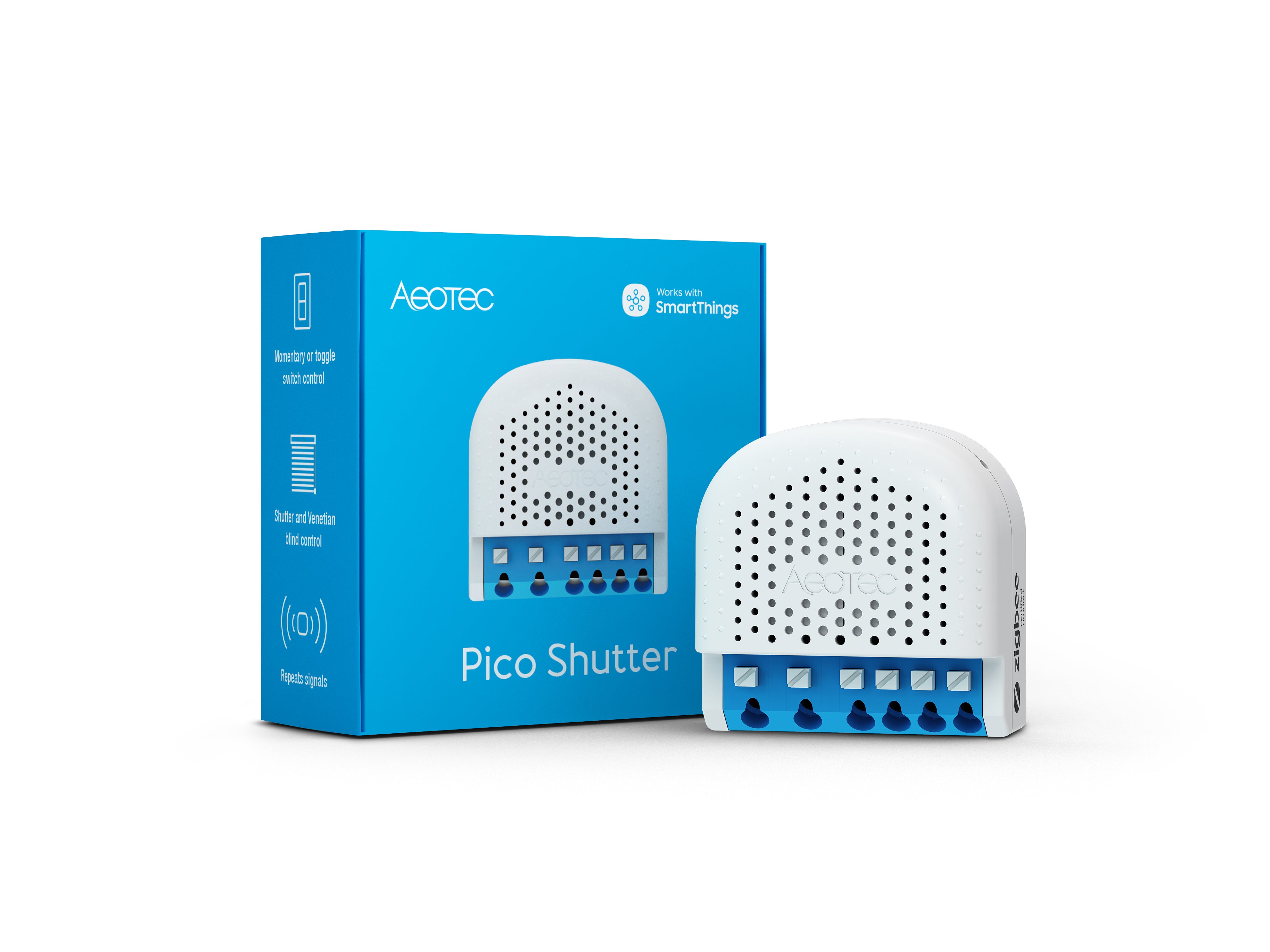 Aeotec Pico Shutter Zigbee Rollladenschalter