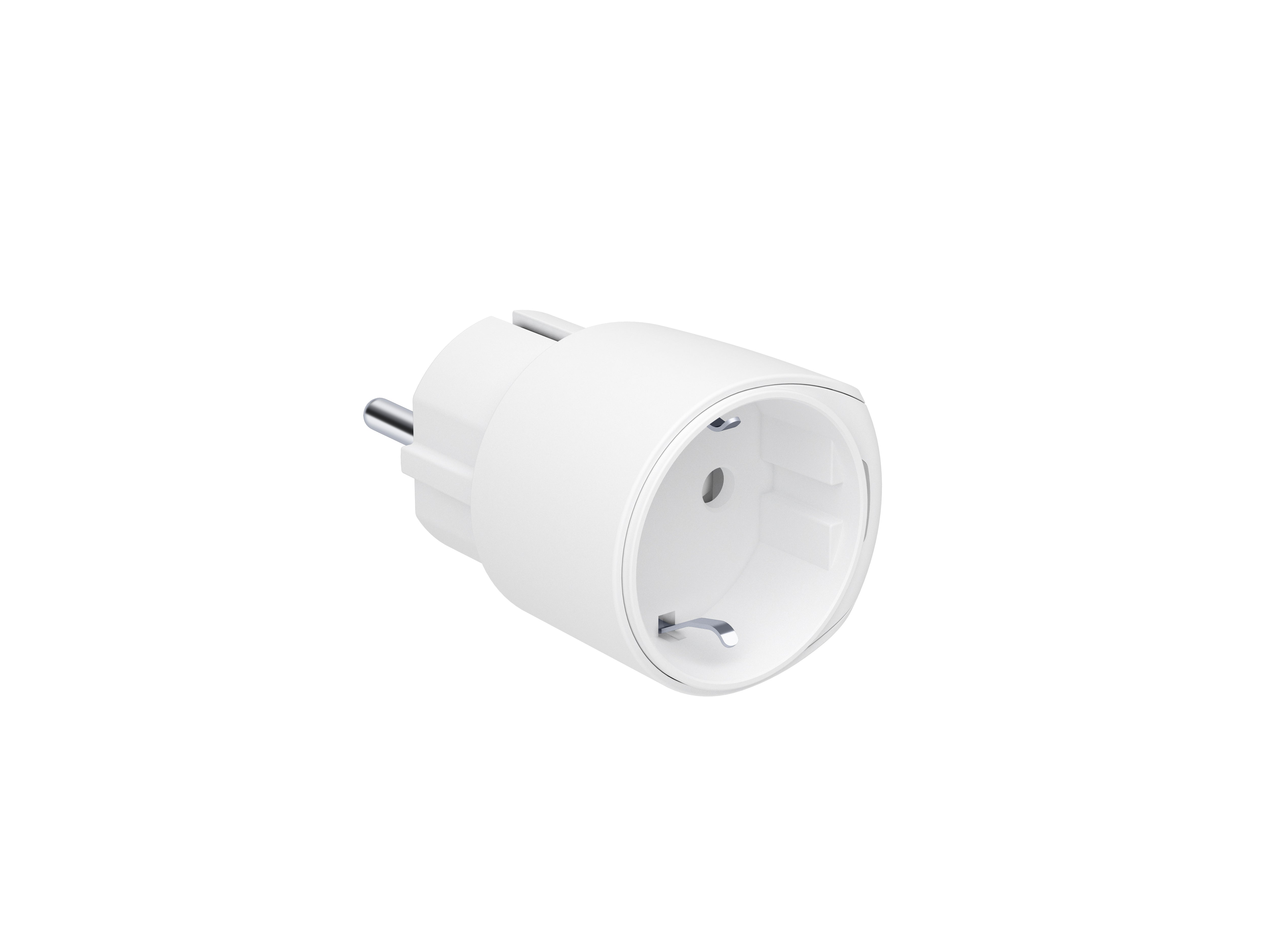Aeotec Smart Outlet Type F | Smarte Steckdose Wi-Fi | Kein Hub erforderlich | Kompatibel mit Alexa, Google Home & SmartThings Energy | Energiemessung