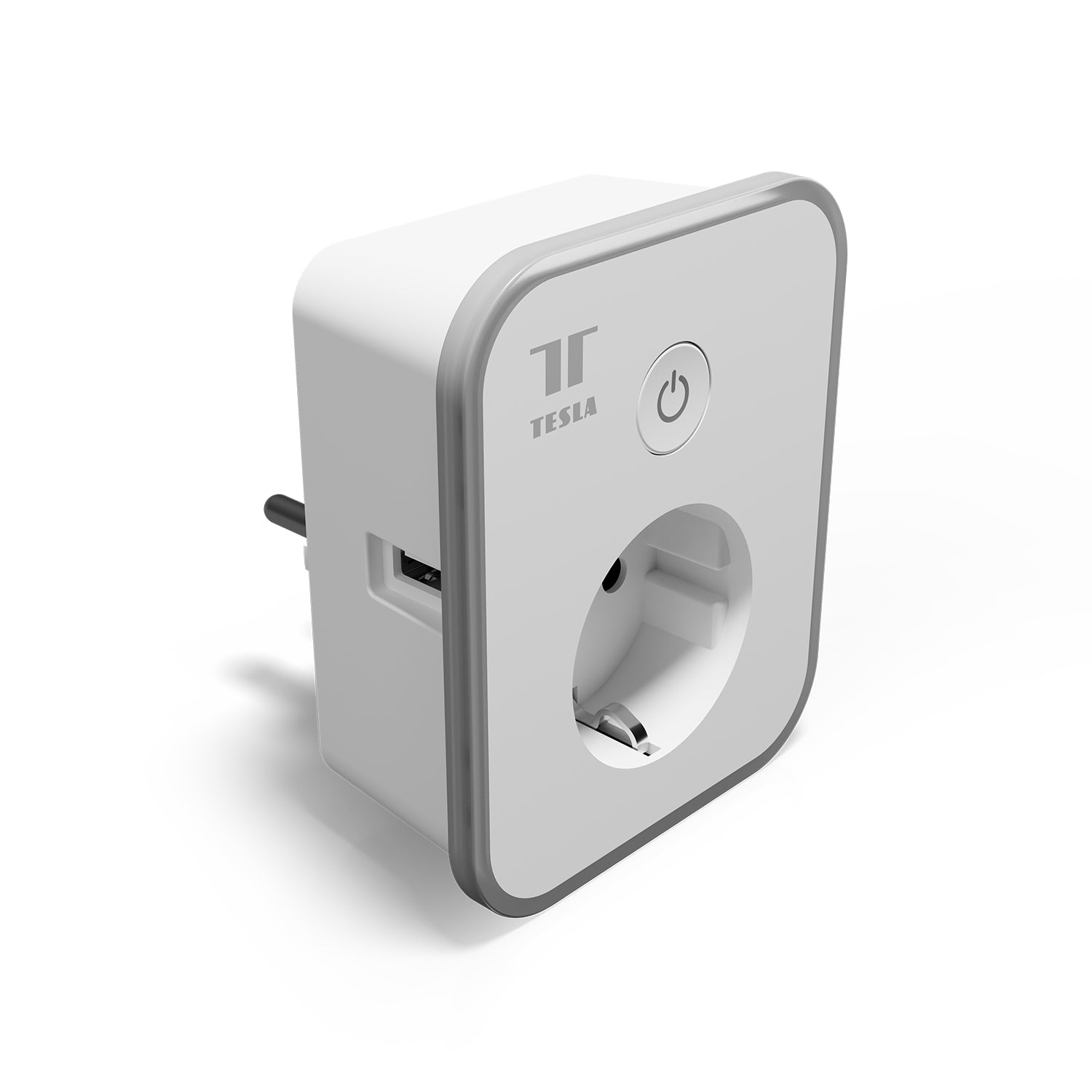TESLA Smart Home Smart Plug 2 USB WLAN Zwischenstecker