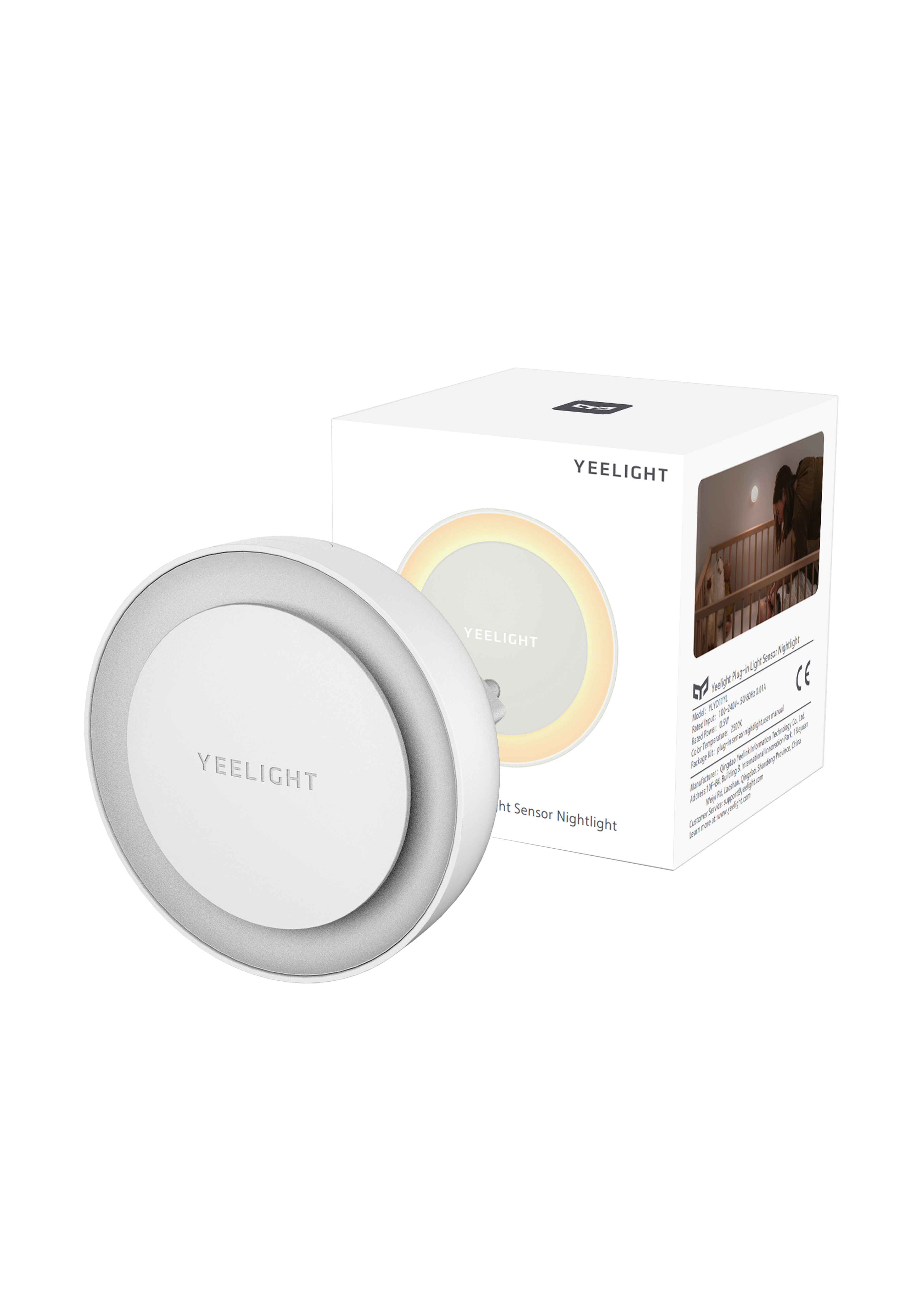 YEELIGHT Plug-in Light Sensor Nightlight Plug-in Lichtsensor-Nachtlicht