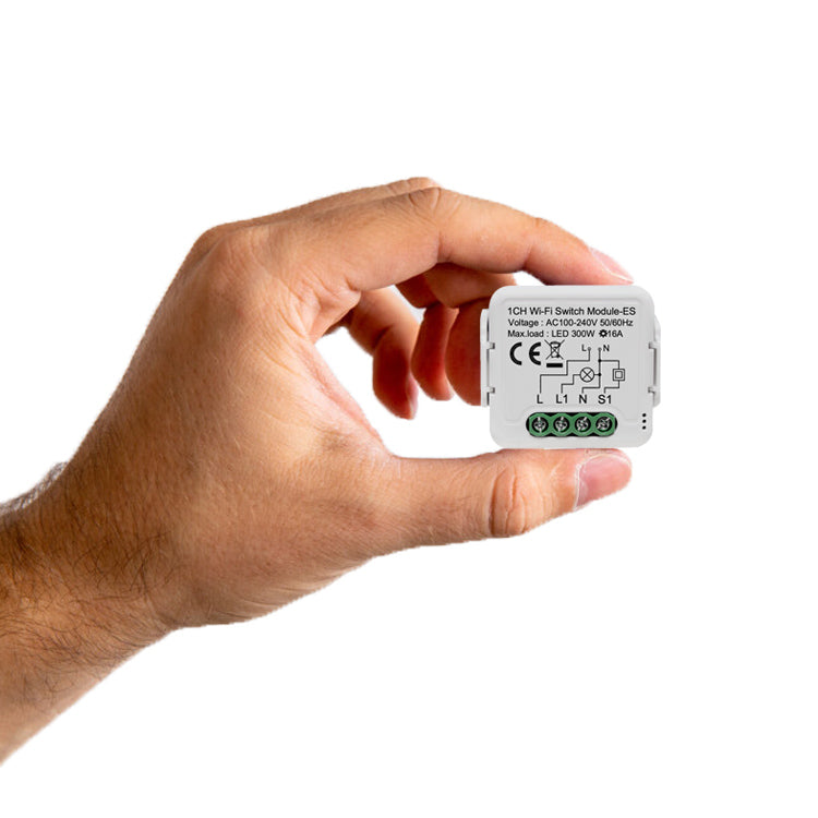 Netplus 1-channel Relay Switch 16A WLAN Schalter 1-Kanal Energiemessung SmartLife oder Tuya Smart App