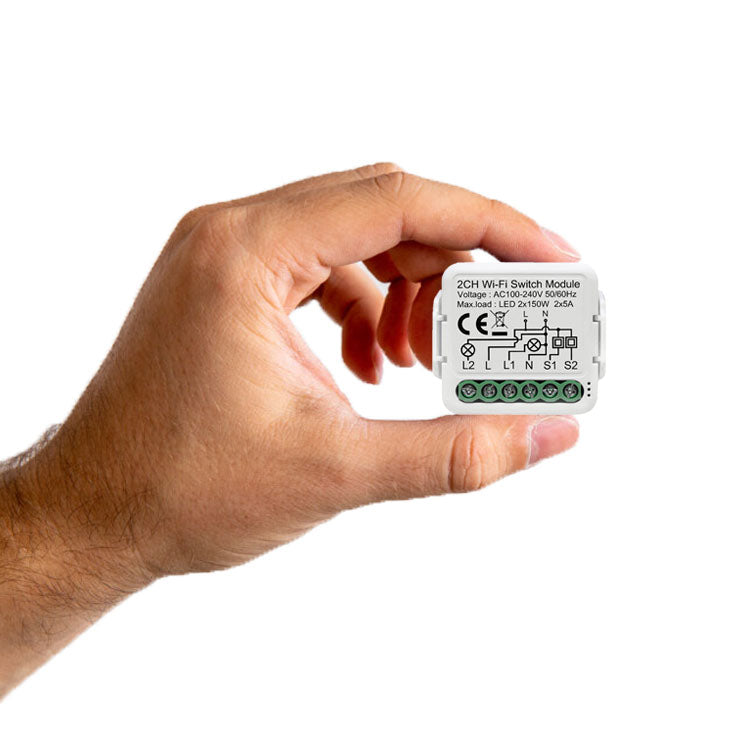 Netplus 2-channel Relay Switch WLAN Relais Schalter 2-Kanal SmartLife oder Tuya Smart App