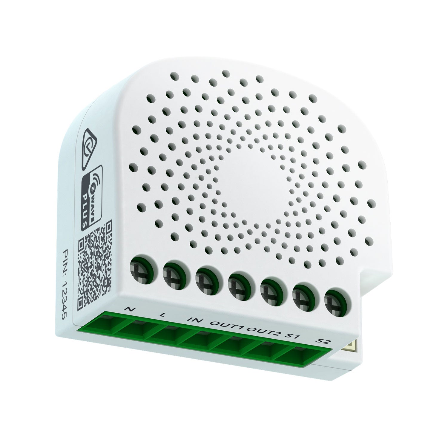 Aeotec Nano Switch mit Energiemessfunktion Seitenansicht links