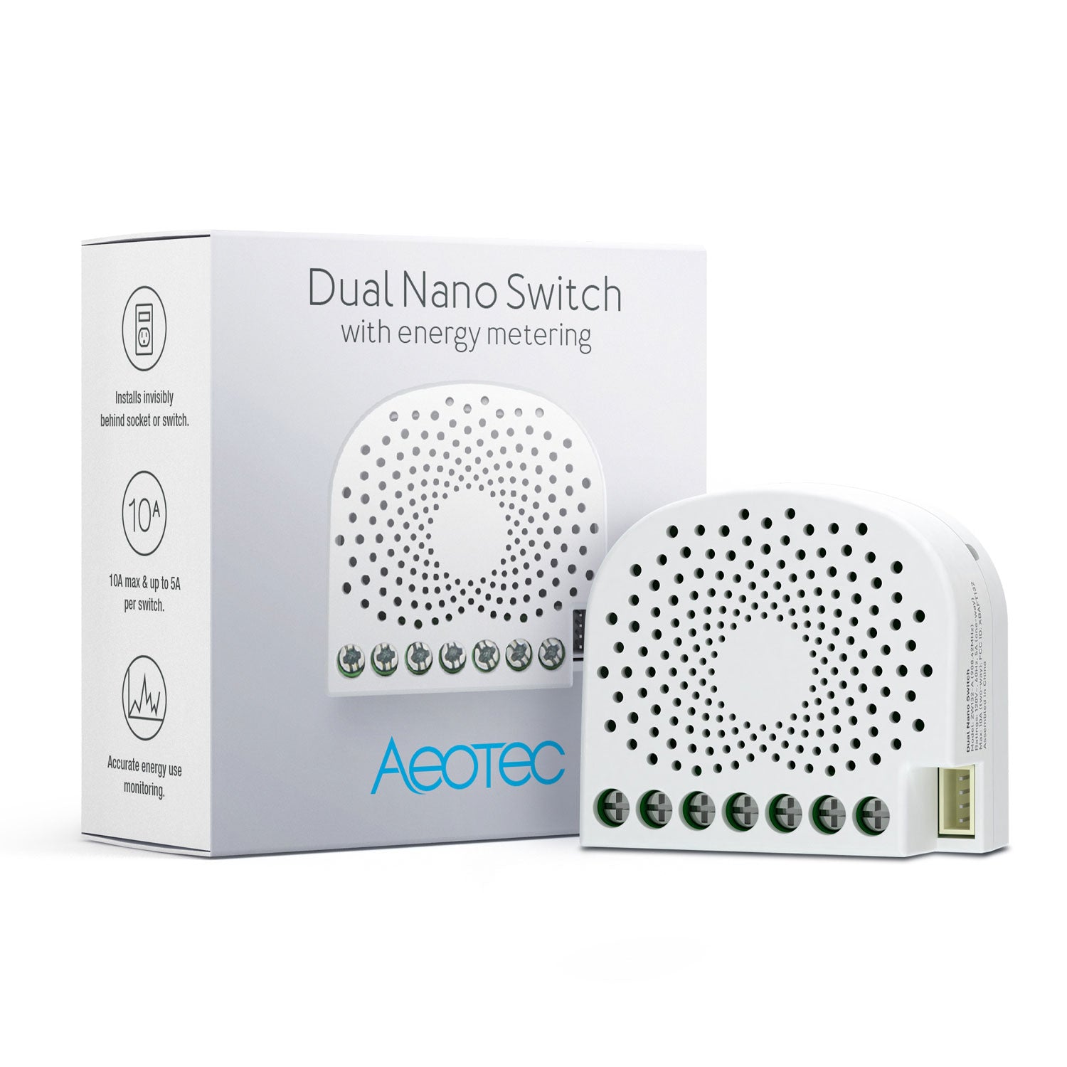 Aeotec Nano Switch mit Energiemessfunktion Verpackung