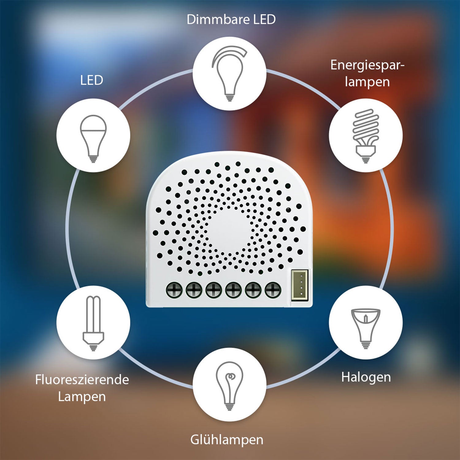 Aeotec Nano Dimmer Unterputzmodul Lampenarten