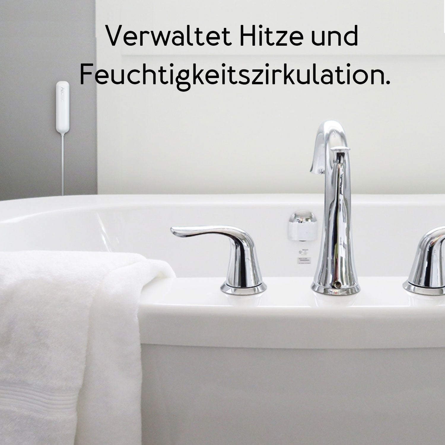 Aeotec Water Sensor 7 Pro Überwachung von Temperatur und Luftfeuchtigkeit