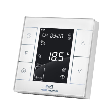 MCO Home Thermostat MH7 für Elektroheizungen (mit Feuchtigkeitssensor) Version 2