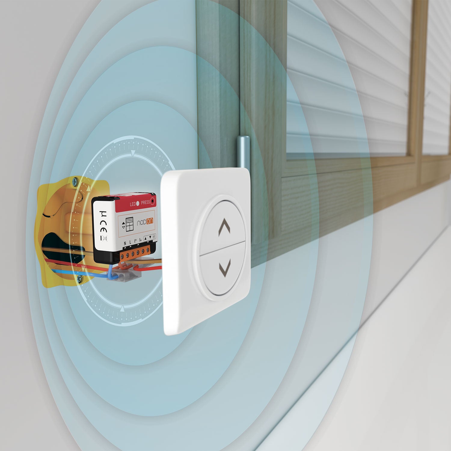 NodOn Zigbee Rollladenschalter SIN-4-RS-20