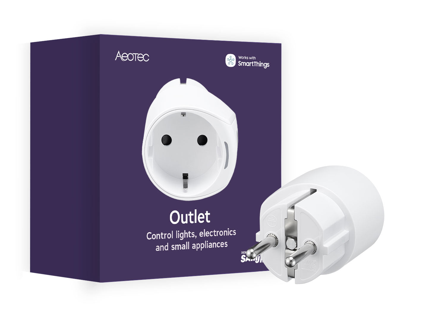 Aeotec SmartThings Outlet Type F Smarter Zwischenstecker Zigbee
