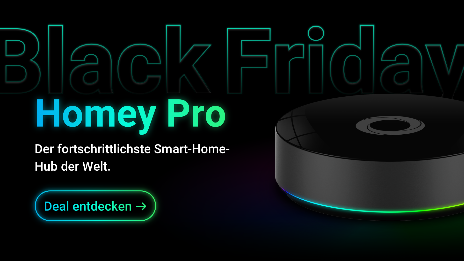 Homey Pro & Bridge in der smaart.haus Black Week – Schnell sein lohnt sich! 🖤