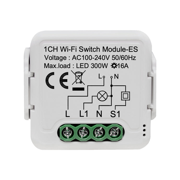 Netplus 1-channel Relay Switch 16A WLAN Schalter 1-Kanal Energiemessung SmartLife oder Tuya Smart App
