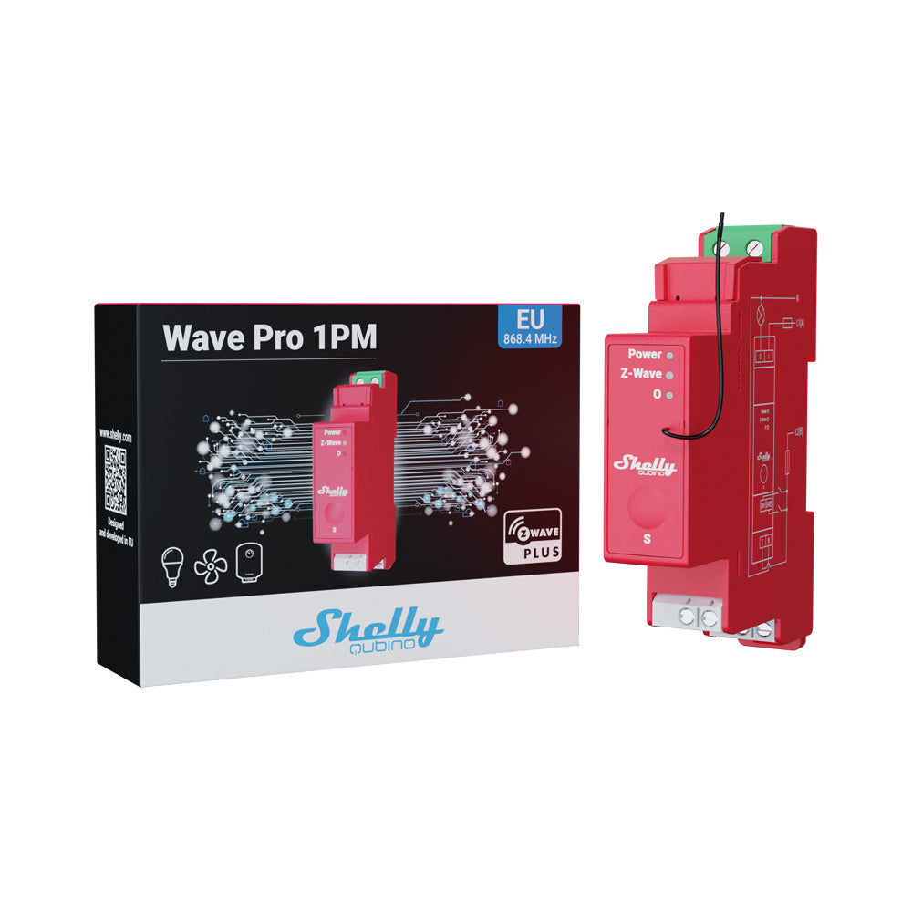 Shelly Qubino Z-Wave Wave Pro 1PM
