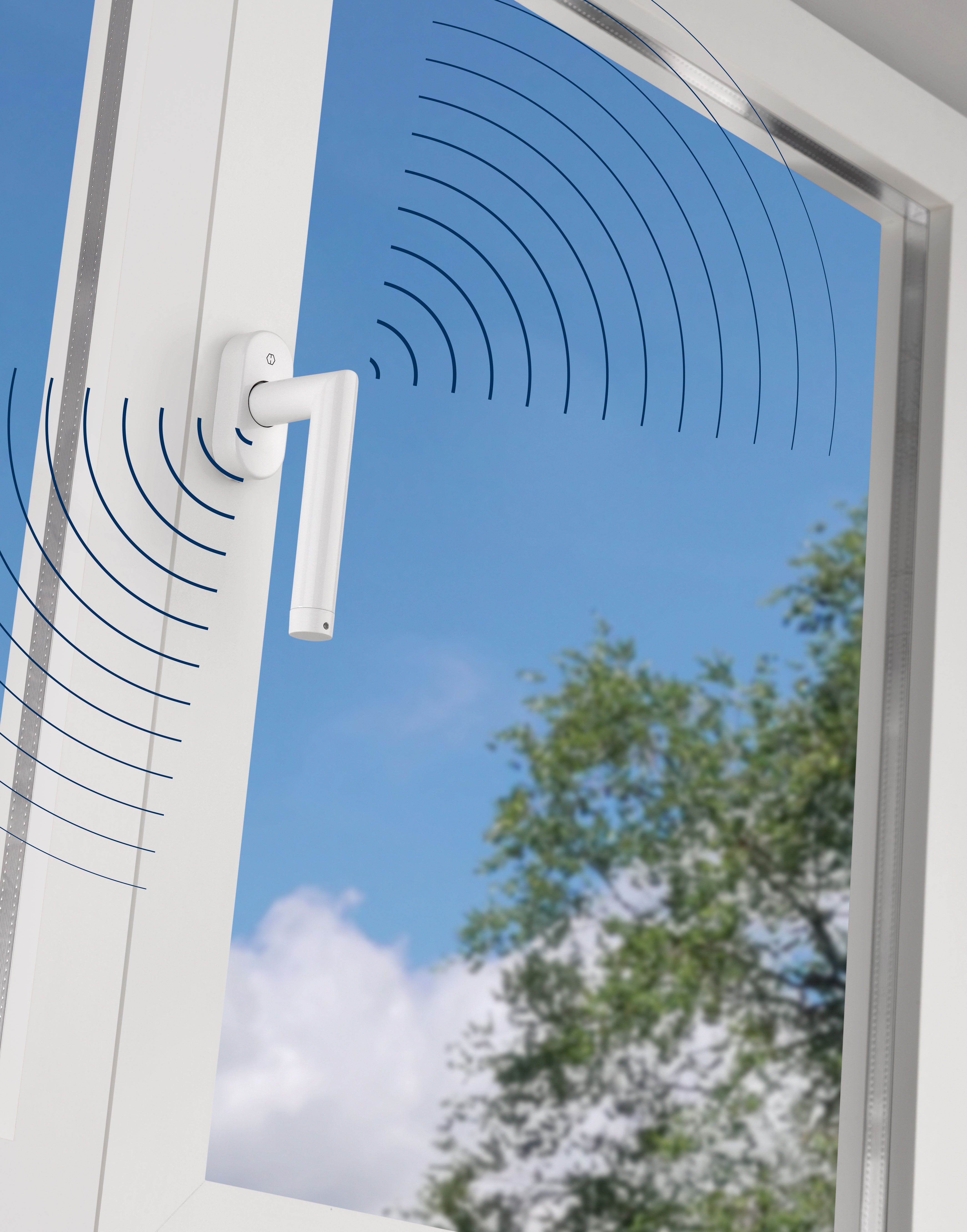 HOPPE Z-Wave eHandle ConnectSense Amsterdam 32-42mm