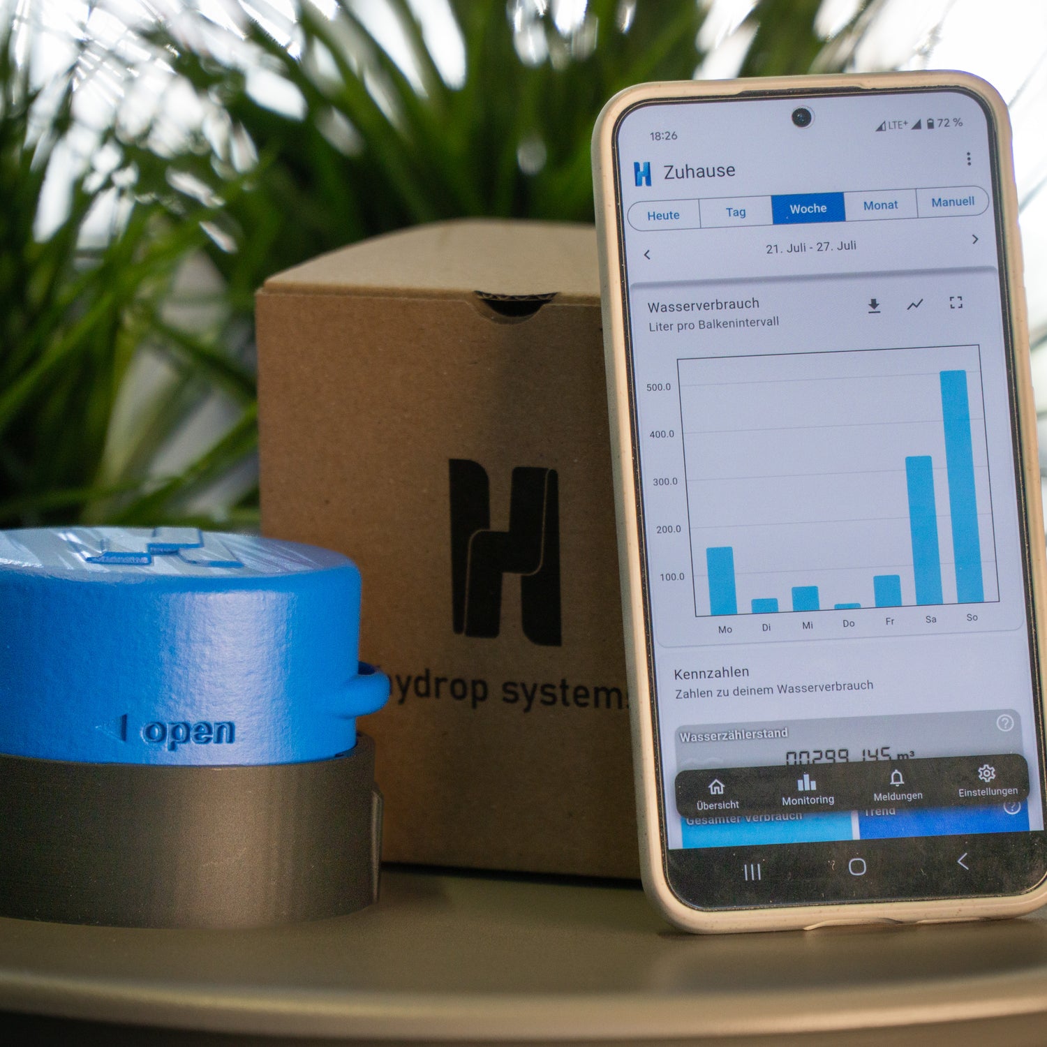 Hydropmeter - Dein Wasserverbrauch immer im Blick