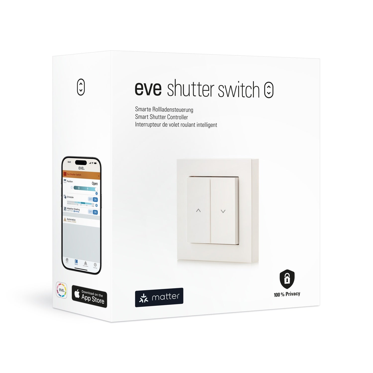 Eve Shutter Switch (Matter over Thread)