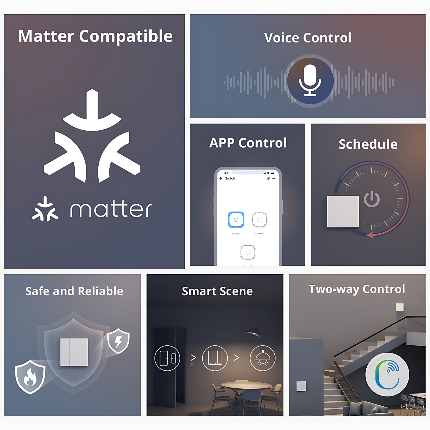 SONOFF SwitchMan Inteligenter Wandschalter M5 1-Fach grau  (Matter over WiFi)