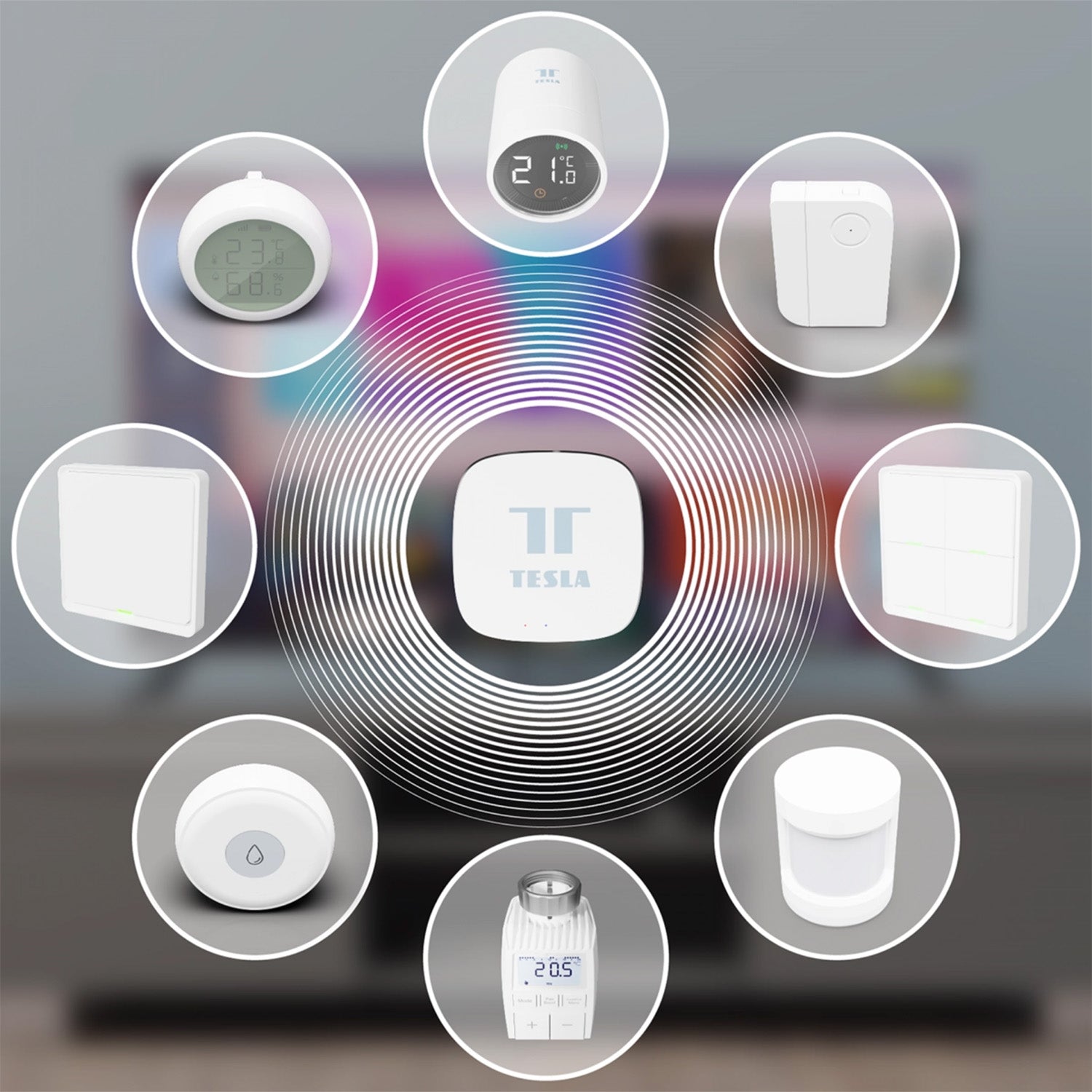 TESLA Smart Home Smart Thermostatic Valve TV100