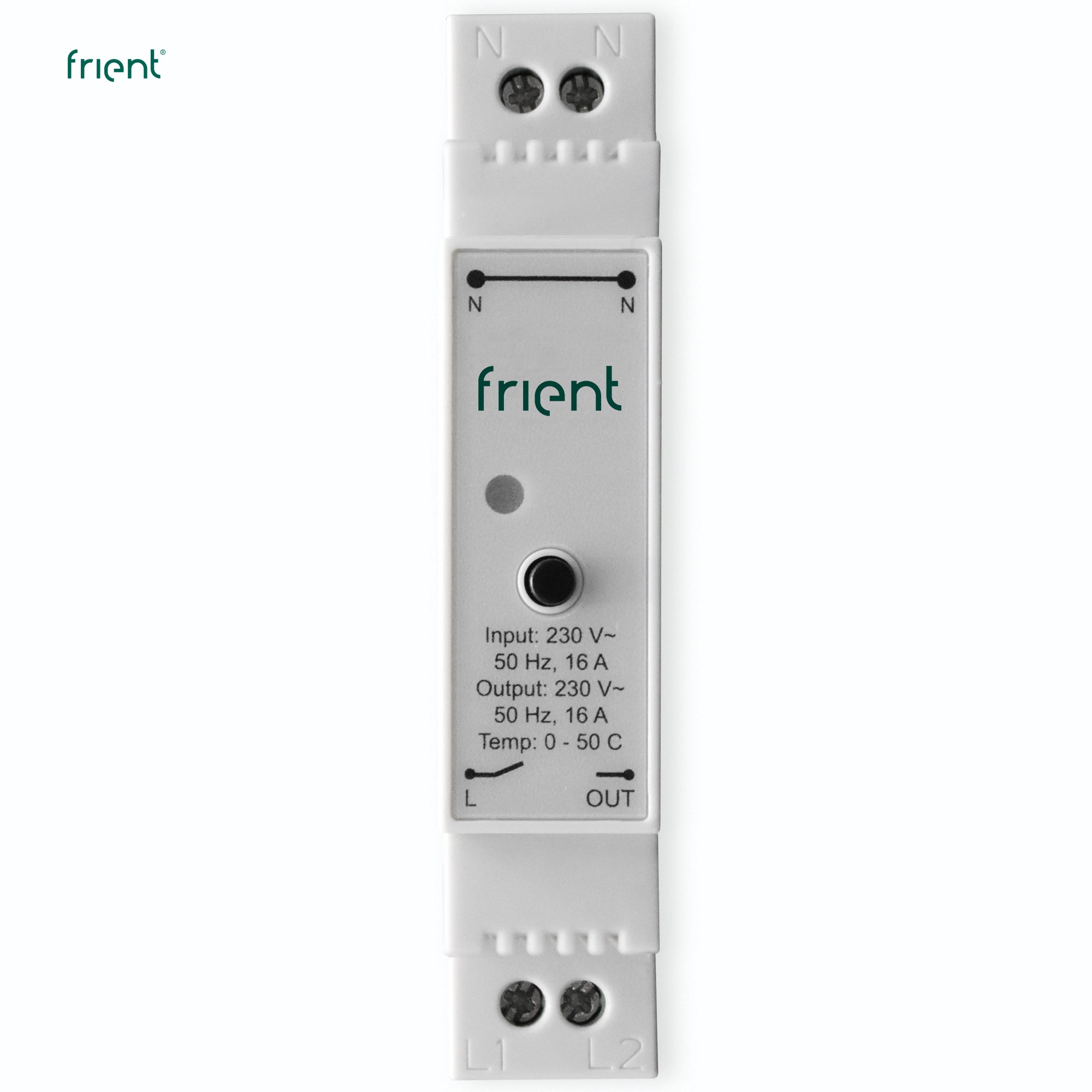frient Smart Relay 2 DIN 16A (Zigbee)
