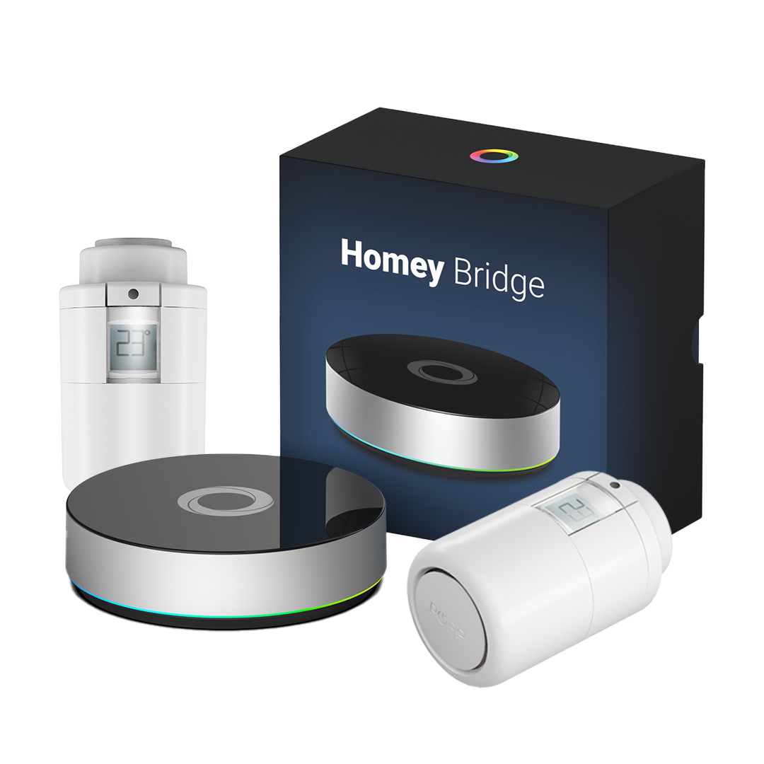 Smartes Heizungsset Homey Bridge und 2x POPP Smart Thermostat (Zigbee)