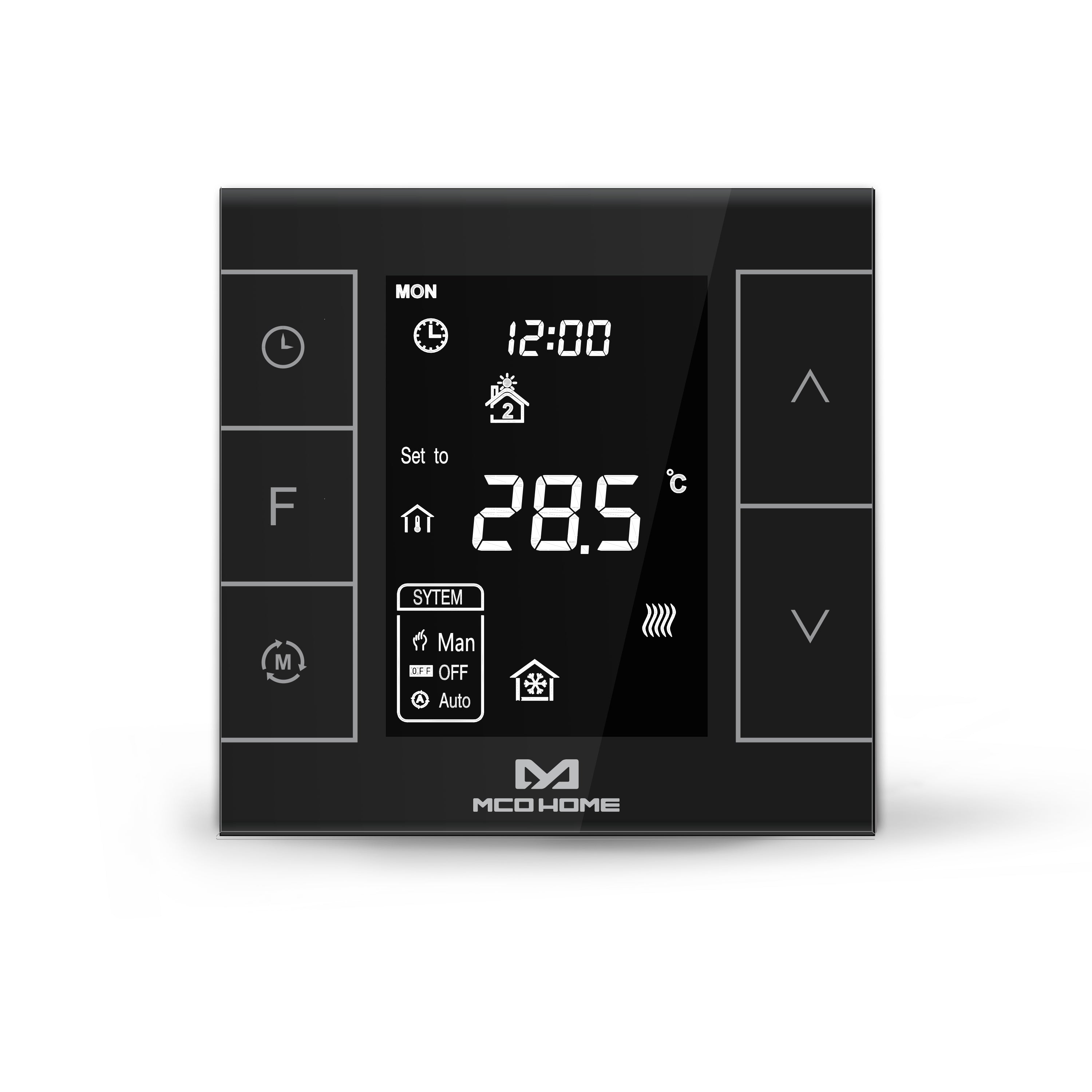 MCO Home Thermostat MH7 für Elektroheizungen (mit Feuchtigkeitssensor) Version 2