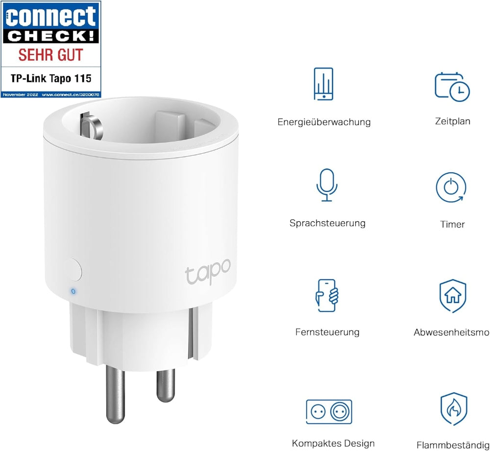 TP-Link Tapo P115 Smart Plug Typ F