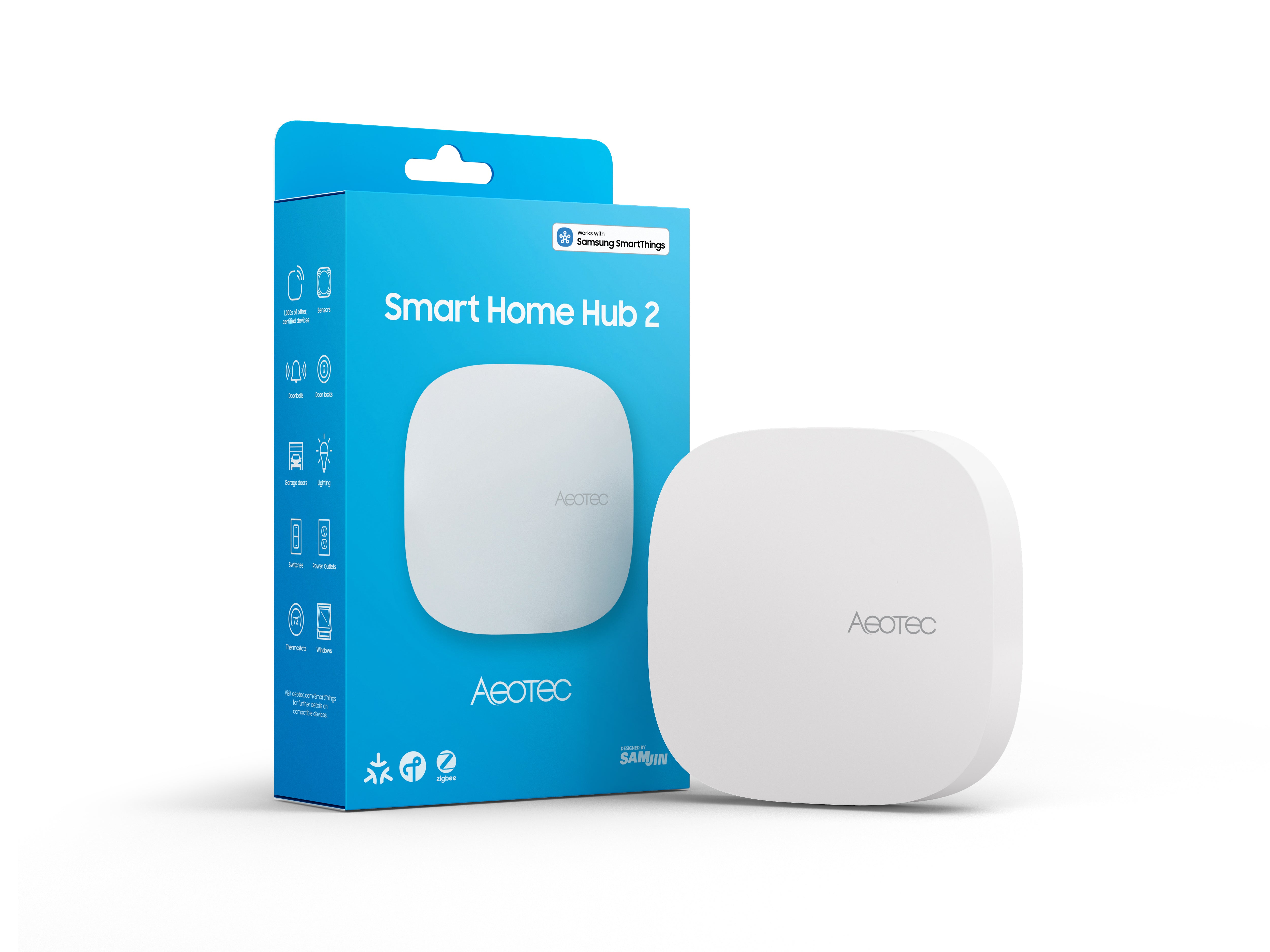 Aeotec Smart Home Hub 2 - Works as a SmartThings Hub