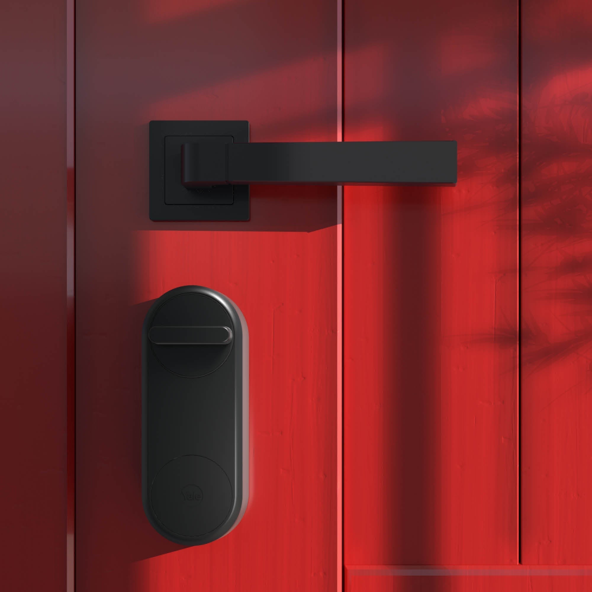 Yale Smartes Sicherheitsset Linus Smart Door Lock und Linus Connect Wi-Fi Bridge
