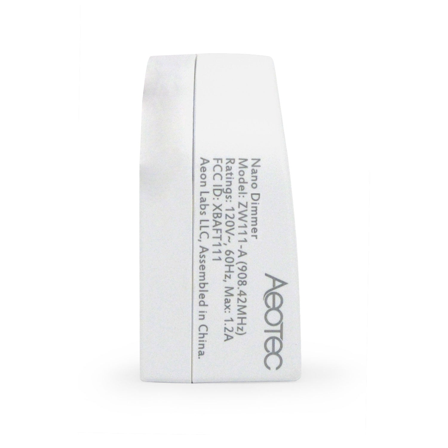 Aeotec Nano Dimmer Unterputzmodul Seitenansicht