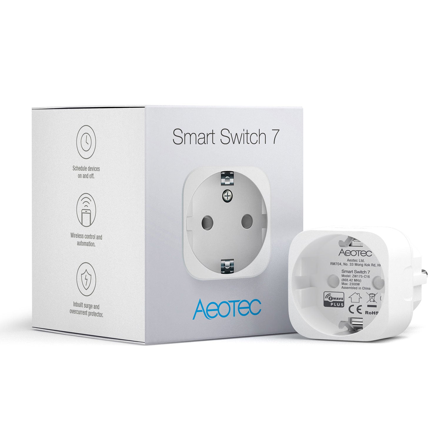 Aeotec Smart Switch 7 Zwischenstecker Verpackung