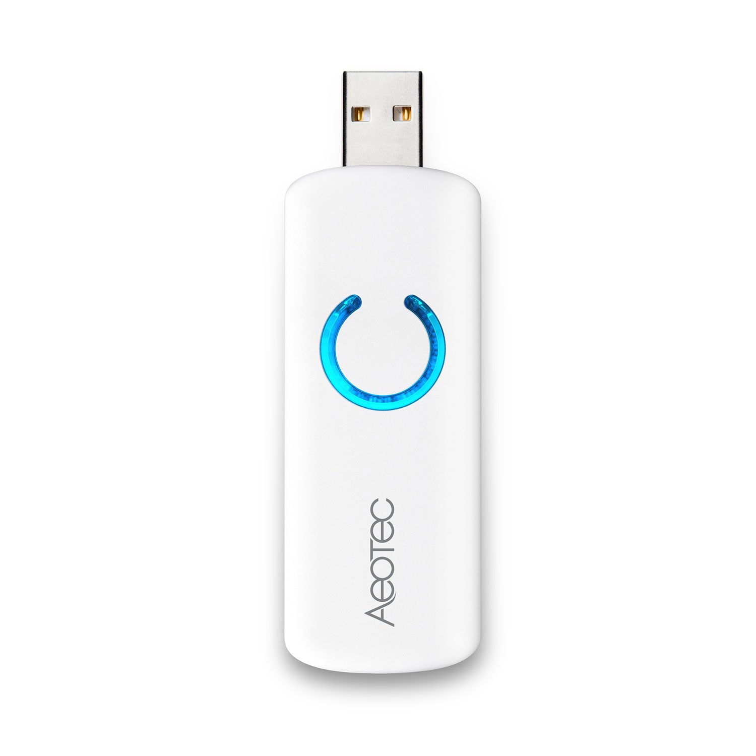 Aeotec USB Adapter mit Batterie Z-Stick GEN5 Frontansicht
