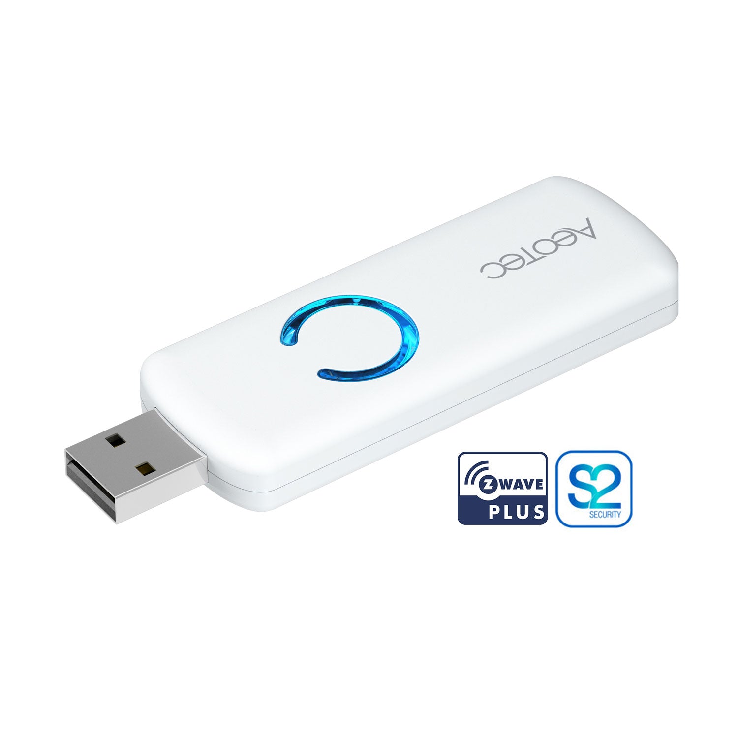 Aeotec USB Adapter mit Batterie Z-Stick GEN5 Logos