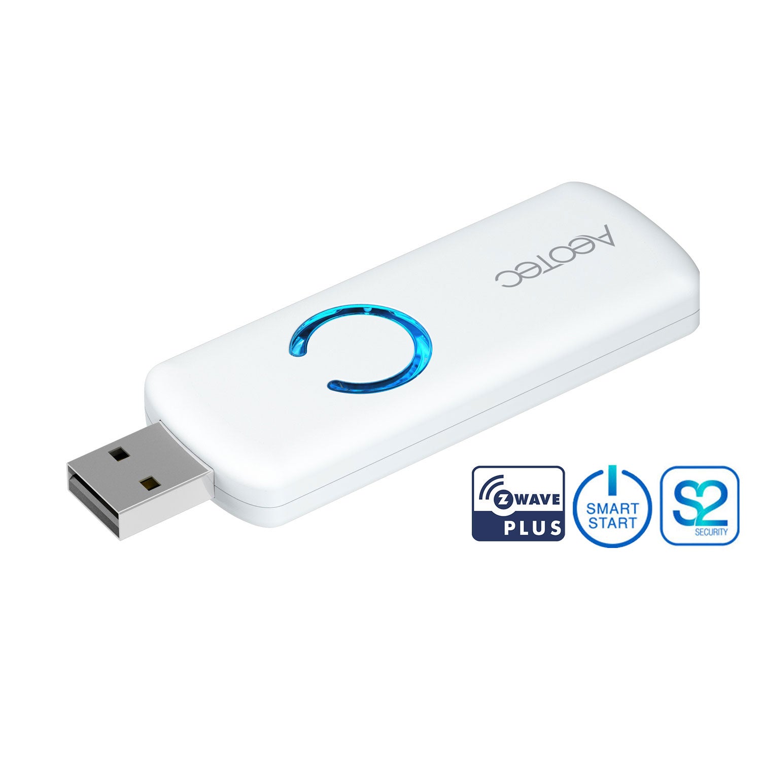 Aeotec USB Adapter mit Batterie Z-Stick GEN5+ Logos