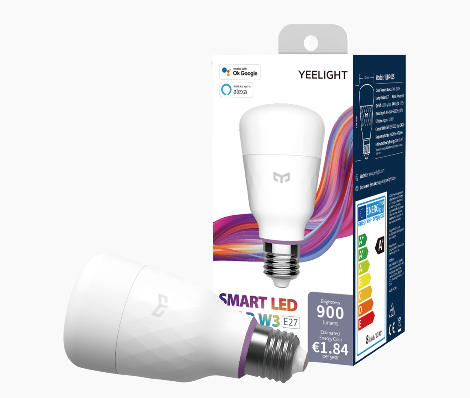 YEELIGHT LED Smart Bulb W3 Mehrfarbig WLAN (E27 Fassung)